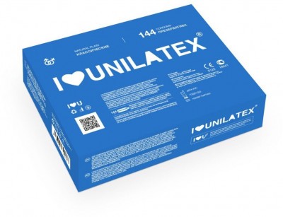 Классические презервативы Unilatex Natural Plain - 144 шт.