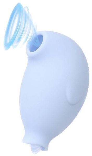 Голубой перезаряжаемый вакуумный стимулятор Penguin