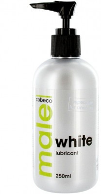 Анальная смазка на водной основе MALE Cobeco White Lubricant - 250 мл.