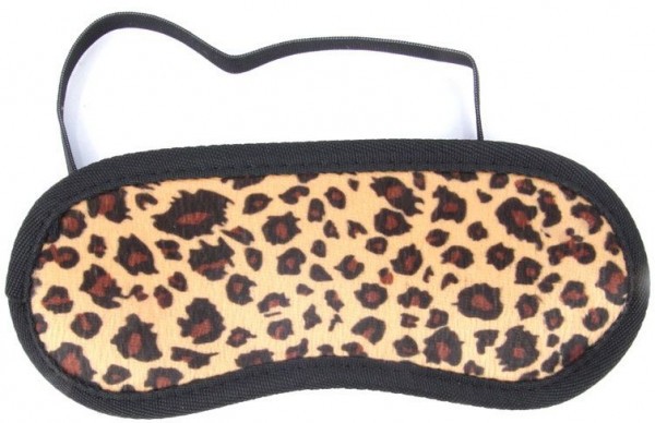 Леопардовая маска на резиночке