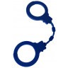 Синие силиконовые наручники  Штучки-дрючки 