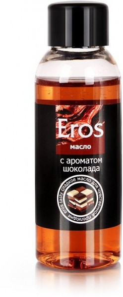 Масло массажное Eros tasty с ароматом шоколада - 50 мл.