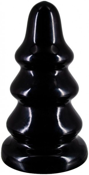 Черная анальная пробка MAGNUM 18 - 20,5 см.