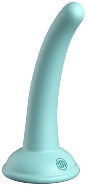 Аквамариновая насадка для страпона Curious Five на присоске - 14,6 см.