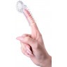 Прозрачная рельефная насадка на палец Dale - 8,5 см.