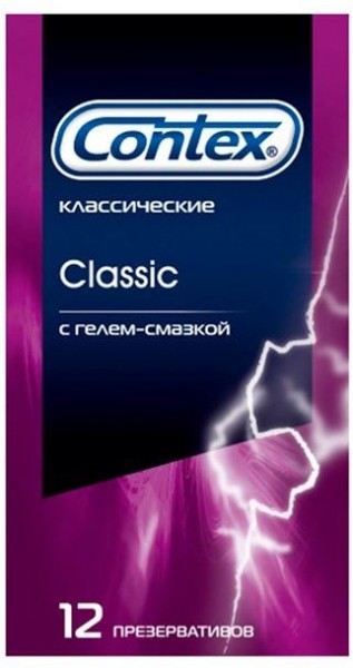 Презервативы CONTEX Classic - 12 шт.