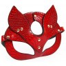 Красная игровая маска с ушками