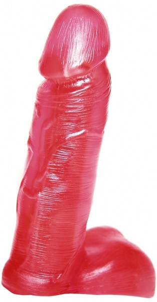 Розовая насадка-фаллоимитатор для трусиков Harness - 16,7 см.
