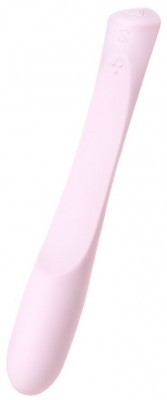 Нежно-розовый гибкий водонепроницаемый вибратор Sirens Venus - 22 см.
