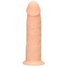 Телесный фаллоимитатор без мошонки Silicone Dildo Without Balls - 19,2 см.