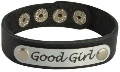 Кожаный браслет Good Girl