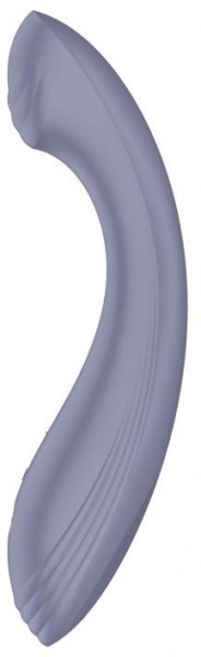 Фиолетовый вибромассажер G-Force - 19 см.