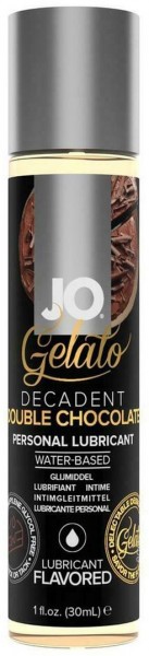 Лубрикант с ароматом шоколада JO GELATO DECADENT DOUBLE CHOCOLATE - 30 мл.