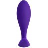 Фиолетовая удлиненная анальная втулка  - 7,2 см.
