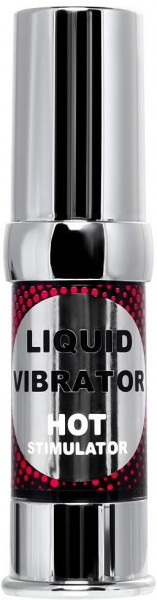 Разогревающий гель с эффектом вибрации Liquid Vibrator Hot Stimulator - 15 мл.