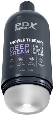 Мастурбатор в бутылке Shower Therapy Deep Cream