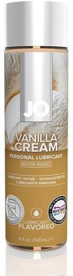 Лубрикант на водной основе с ароматом ванили JO Flavored Vanilla H2O - 120 мл.