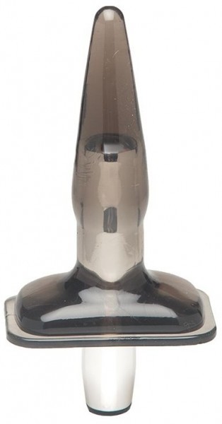 Дымчатая вибровтулка Purrfect Plug Smoke - 9,5 см.