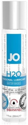 Возбуждающий лубрикант на водной основе JO Personal Lubricant H2O Warming - 30 мл.