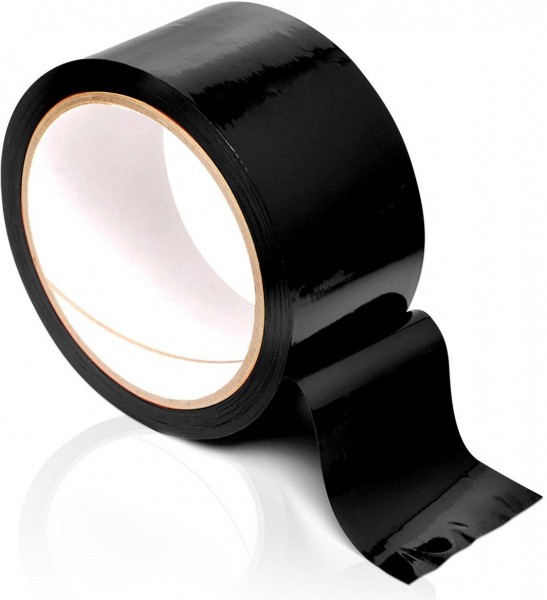 Черная самоклеящаяся лента для связывания Pleasure Tape - 10,6 м.