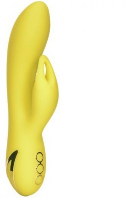 Желтый вибратор-кролик Venice Vixen
