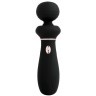 Черный вибратор So Divine Relax Portable Massage Wand - 24 см.