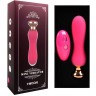 Розовый мини-вибратор Mini Vibrator с пультом ДУ - 12,5 см.