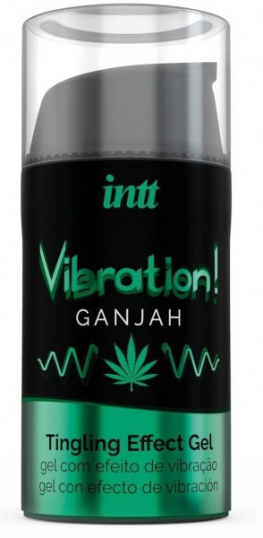 Жидкий интимный гель с эффектом вибрации Vibration! Ganjah - 15 мл.