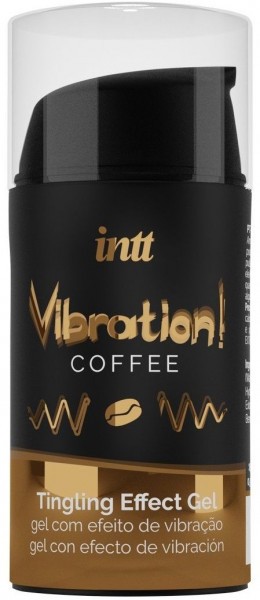 Жидкий интимный гель с эффектом вибрации Vibration! Coffee - 15 мл.
