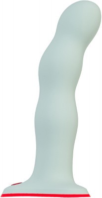 Зеленый фигурный фаллоимитатор Stubs Bouncer - 18,5 см.