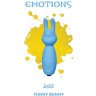 Голубой мини-вибратор Emotions Funny Bunny