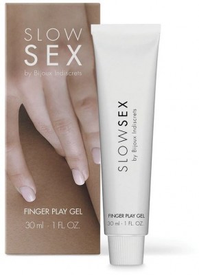 Гель для мастурбации с ароматом кокоса Slow Sex Finger Play Gel - 30 мл.