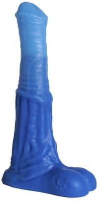 Синий фаллоимитатор  Пегас Small  - 21 см.