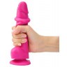 Розовый фаллоимитатор Strap-On-Me Sliding Skin Realistic Dildo size M
