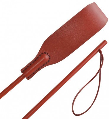 Красный кожаный стек  Флеш  - 58 см.