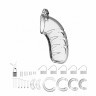 Прозрачный мужской пояс верности Model 04 Chastity 4.5  Cock Cage
