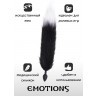 Черная анальная пробка с хвостом Emotions Furry