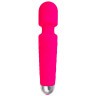 Розовый жезловый вибратор Peony - 20,5 см.