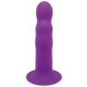 Фиолетовый вибратор Hitsens 3 - 18,2 см.
