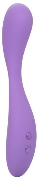 Фиолетовый ультрагибкий вибромассажер Demi