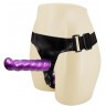 Фиолетовый стапон с двумя насадками - 18 см.