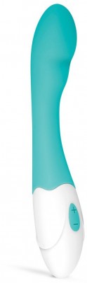 Зеленый вибратор для G-стимуляции Tate G-Spot Vibrator - 20 см.